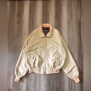 80’s True Vintage American Jac cream bomber jacket